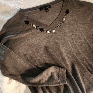 Ann Taylor ladies jewel neck sweater